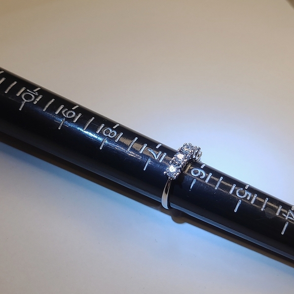 Wedding ring 14K wight Gold Natural Dimond 💍 for Women Color F-H - Picture 5 of 7